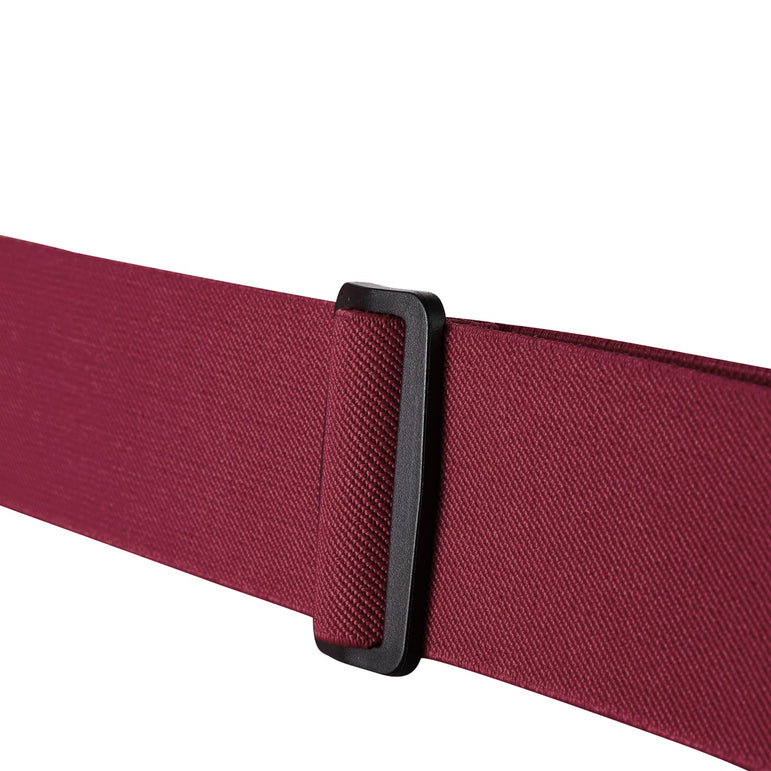 "Buyless Fashion Mens 2 Pack Suspenders - 48"" Elastic Adjustable Heavy Duty 2"" Wide - X Back With Black Hooks"