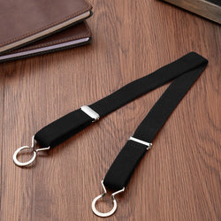 Buyless Fashion Kids Toddlers Baby Adjustable Elastic Stretch Belt with Silver Twisted Buckle