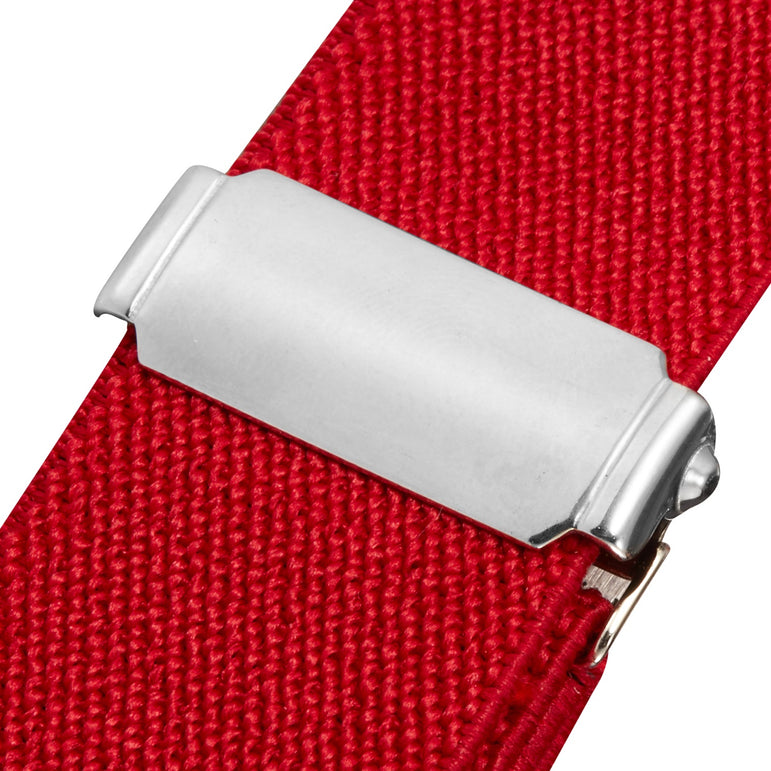 Buyless Fashion Kids Toddlers Baby Adjustable Elastic Stretch Belt with Silver Twisted Buckle