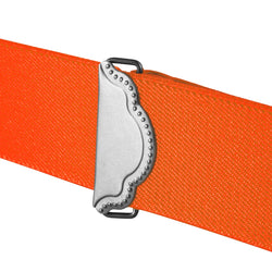 "Buyless Fashion 2 pack Suspenders for Men - 48"" Adjustable Straps 1 1/4"" - X Back With Black Clips"