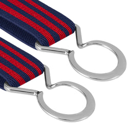 Buyless Fashion Kids Toddlers Baby Adjustable Elastic Stretch Belt with Silver Twisted Buckle