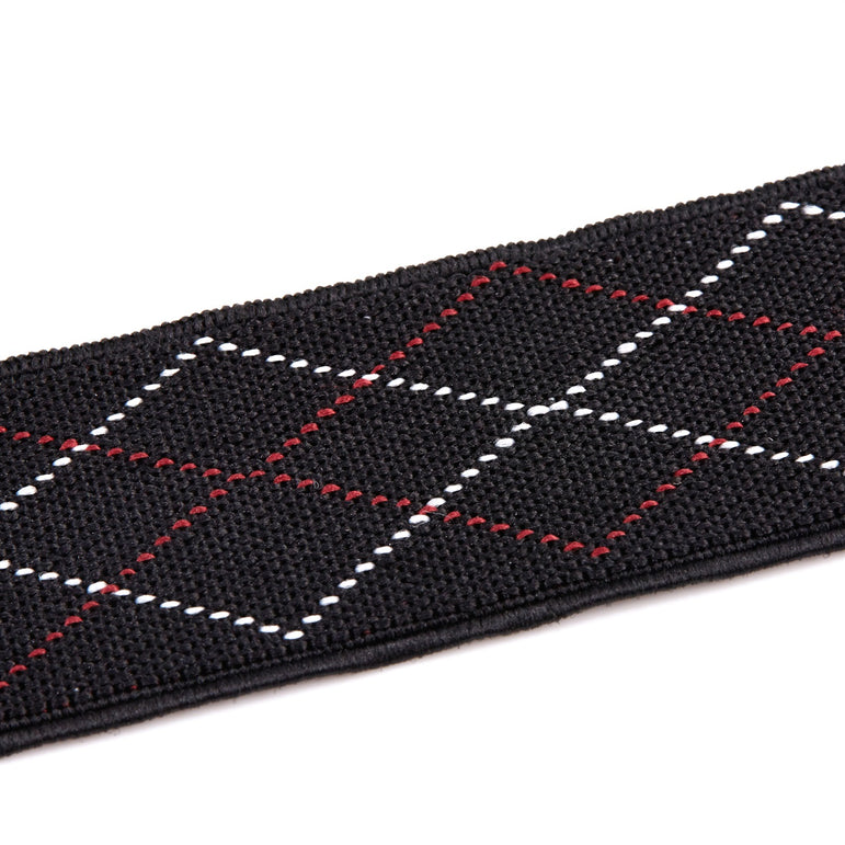 "Buyless Fashion 2 pack Suspenders for Men - 48"" Adjustable Straps 1 1/4"" - X Back with Black Hooks"