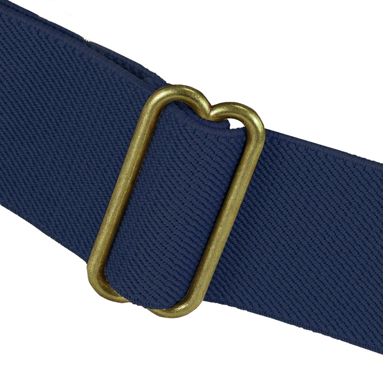 "Buyless Fashion Trucker Suspenders for Men - 48"" Elastic Adjustable Straps 1 1/4"" - X Back Utility Braces"