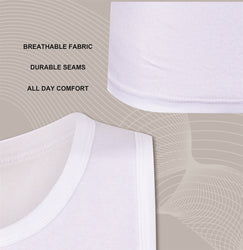 Buyless Fashion Mens Tagless Undershirts Soft Cotton Crew Neck and V-Neck (3 Pack)