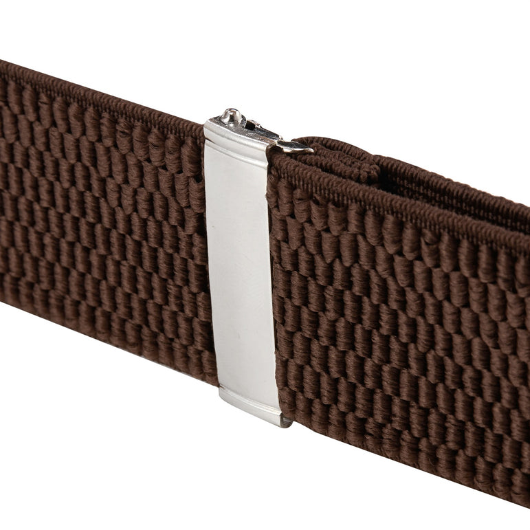 "Buyless Fashion Heavy Duty 2 Pack Suspenders for Men - 48"" Adjustable Straps 1 1/2"" - X Back with Strong Hooks"