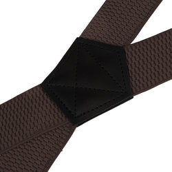 "Buyless Fashion Heavy Duty 2 Pack Suspenders for Men - 48"" Adjustable Straps 1 1/2"" - X Back with Black Plastic Clips"