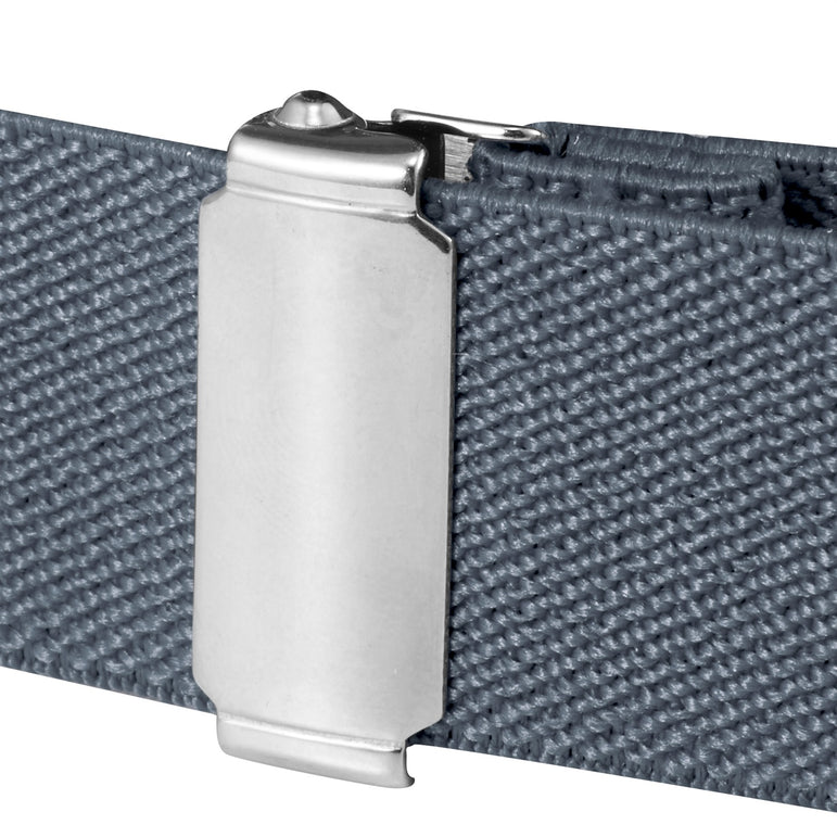 Buyless Fashion Kids Toddlers Baby Adjustable Elastic Stretch Belt with Silver Twisted Buckle