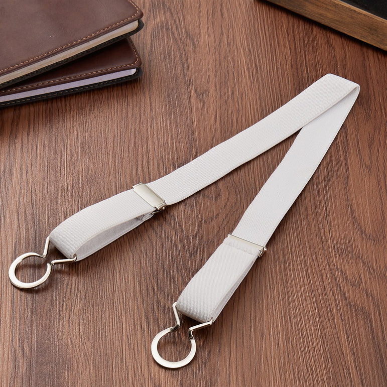 Buyless Fashion Kids Toddlers Baby Adjustable Elastic Stretch Belt with Silver Twisted Buckle