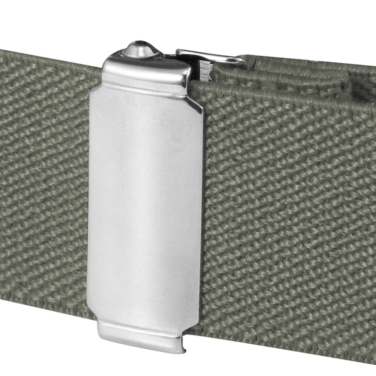 Buyless Fashion Kids Toddlers Baby Adjustable Elastic Stretch Belt with Silver Twisted Buckle