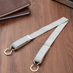 Buyless Fashion Kids Toddlers Baby Adjustable Elastic Stretch Belt with Silver Twisted Buckle