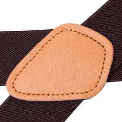 "Buyless Fashion Trucker 2 Pack Suspenders for Men - 48"" Elastic Adjustable Straps 1 1/4"" - X Back"