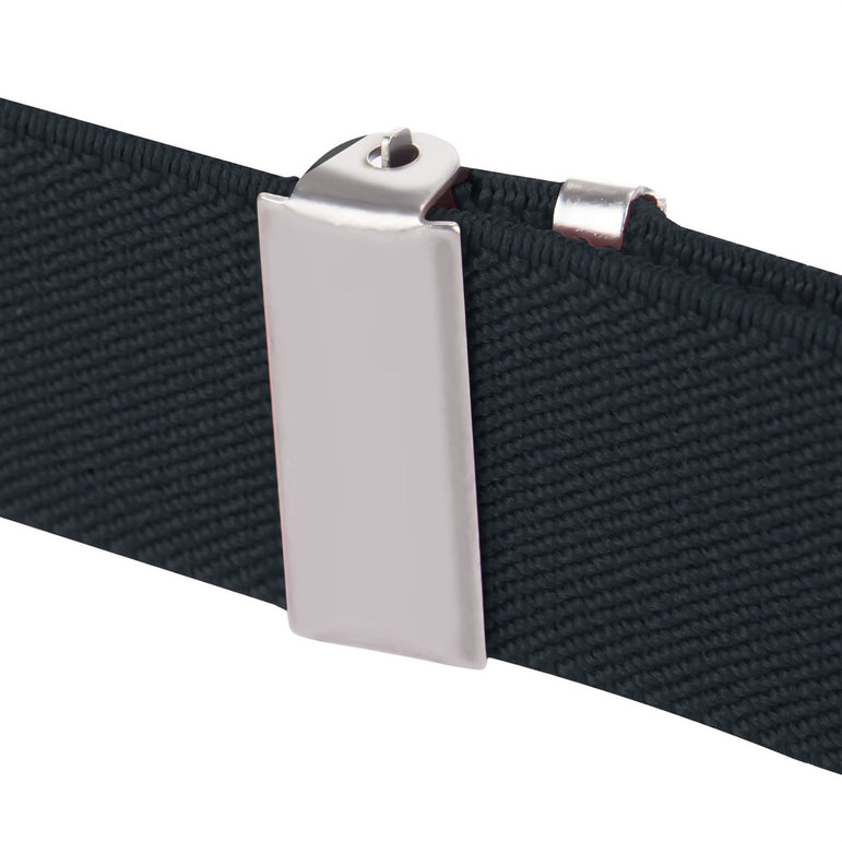 "Buyless Fashion Adjustable Suspenders for Kids - 26"" Elastic Straps 1"" - Leather Y Shape Back - 5151"