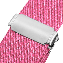 Buyless Fashion Kids Toddlers Baby Adjustable Elastic Stretch Belt with Silver Twisted Buckle