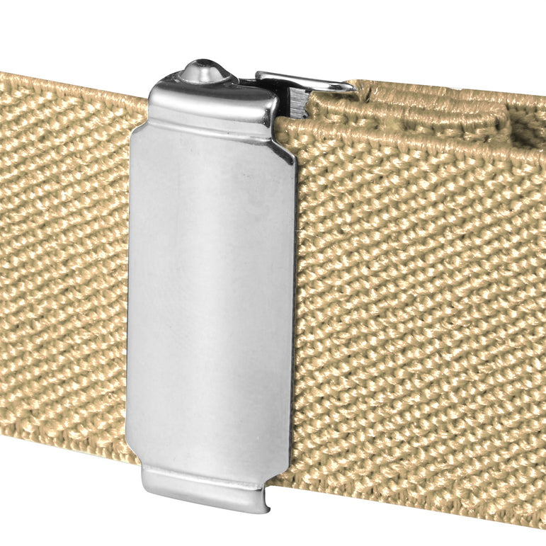 Buyless Fashion Kids Toddlers Baby Adjustable Elastic Stretch Belt with Silver Twisted Buckle