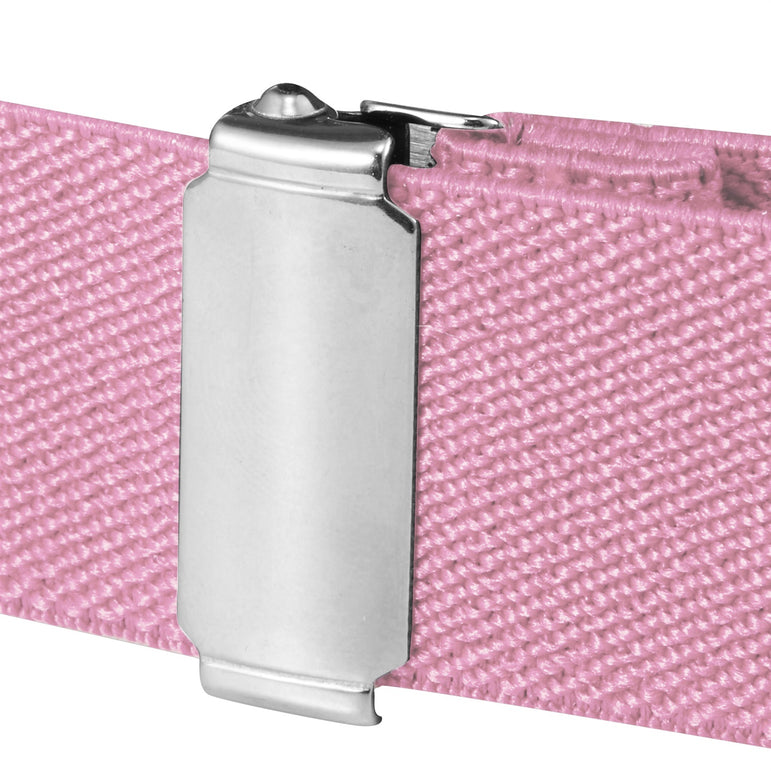 Buyless Fashion Kids Toddlers Baby Adjustable Elastic Stretch Belt with Silver Twisted Buckle