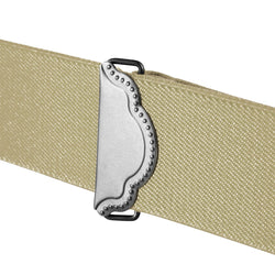 "Buyless Fashion 2 pack Suspenders for Men - 48"" Adjustable Straps 1 1/4"" - X Back With Black Clips"