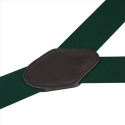 Buyless Fashion Suspenders for Men - 48" Elastic Adjustable Straps 1 1/4" - Y Shape