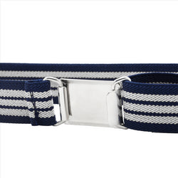 Buyless Fashion Kids Toddlers Baby Adjustable Elastic  Stretch Belt with Silver  Buckle