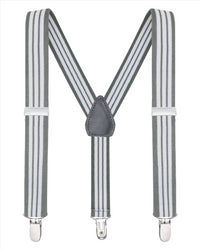 Buyless Fashion Adjustable Suspenders for Kids Toddlers Baby Elastic Solid Color 1 Inch - Y Back Design