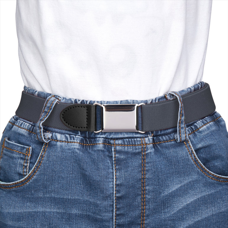 Buyless Fashion Kids Boys Toddler No Buckle Adjustable Elastic Dress Stretch Belt