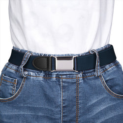 Buyless Fashion Kids Boys Toddler No Buckle Adjustable Elastic Dress Stretch Belt