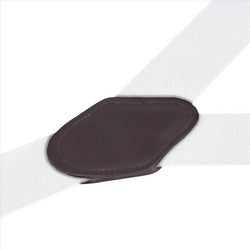 Buyless Fashion Suspenders for Men - 48" Elastic Adjustable Straps 1 1/4" - Y Shape