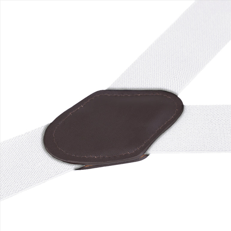 Buyless Fashion Suspenders for Men - 48" Elastic Adjustable Straps 1 1/4" - Y Shape