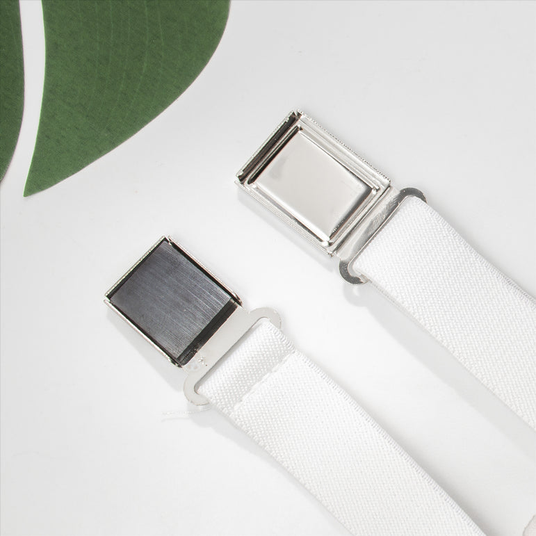 Buyless Fashion Kids Boys Toddler Adjustable Elastic Belt With Magnetic Buckle - 4 Pack