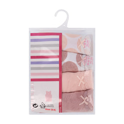 Buyless Fashion Girls Tagless Cami Scoop Neck Pink Polka Dot Undershirts Cotton Tank (8 Pack)