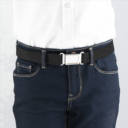 Buyless Fashion Kids Boys Toddler Adjustable Elastic Belt With Magnetic Buckle - 4 Pack