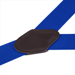 Buyless Fashion Suspenders for Men - 48" Elastic Adjustable Straps 1 1/4" - Y Shape