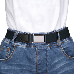 Buyless Fashion Kids Boys Toddler No Buckle Adjustable Elastic Dress Stretch Belt