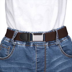 Buyless Fashion Kids Boys Toddler No Buckle Adjustable Elastic Dress Stretch Belt