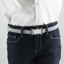 Buyless Fashion Kids Boys Toddler Adjustable Elastic Belt With Magnetic Buckle - 4 Pack