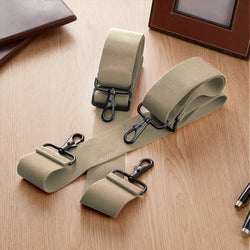 "Buyless Fashion Mens Suspenders - 48"" Elastic Adjustable Heavy Duty 2"" Wide - X Back With Black Hooks"