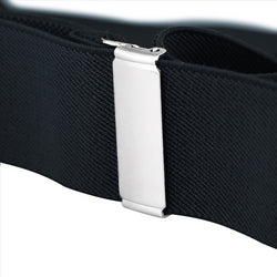 Buyless Fashion Suspenders for Men - 48" Elastic Adjustable Straps 1 1/4" - Y Shape