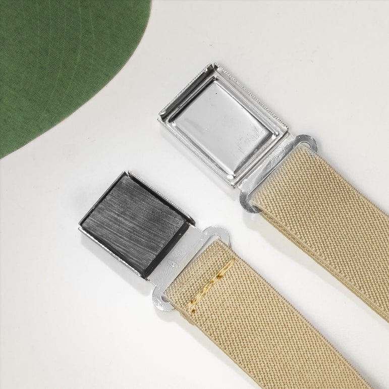 Buyless Fashion Kids Boys Toddler Adjustable Elastic Belt With Magnetic Buckle - 4 Pack