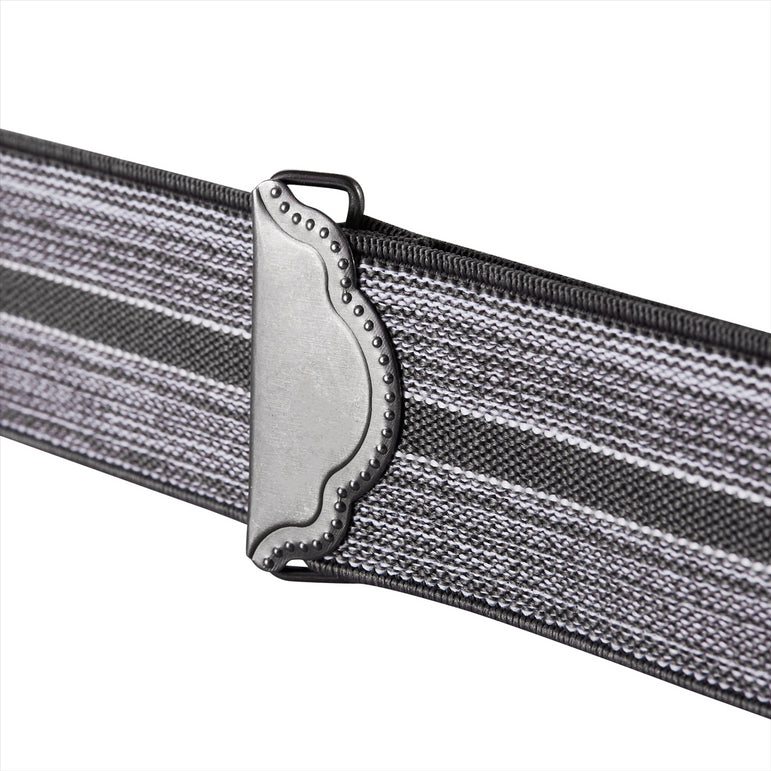 "Buyless Fashion Suspenders for Men - 48"" Adjustable Straps 1 1/4"" - X Back With Black Clips"