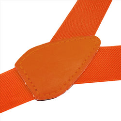 Buyless Fashion Adjustable Suspenders for Kids Toddlers Baby Elastic Solid Color 1 Inch - Y Back Design