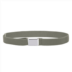 Buyless Fashion Kids Toddlers Baby Adjustable Elastic  Stretch Belt with Silver  Buckle