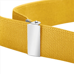 Buyless Fashion Kids Toddlers Baby Adjustable Elastic  Stretch Belt with Silver  Buckle