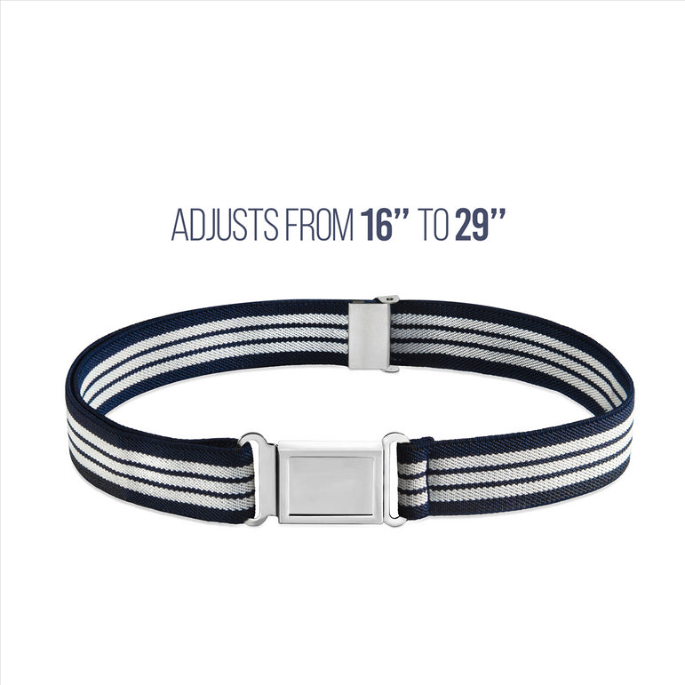 Buyless Fashion Kids Boys Toddler Adjustable Elastic Belt With Magnetic Buckle - 4 Pack