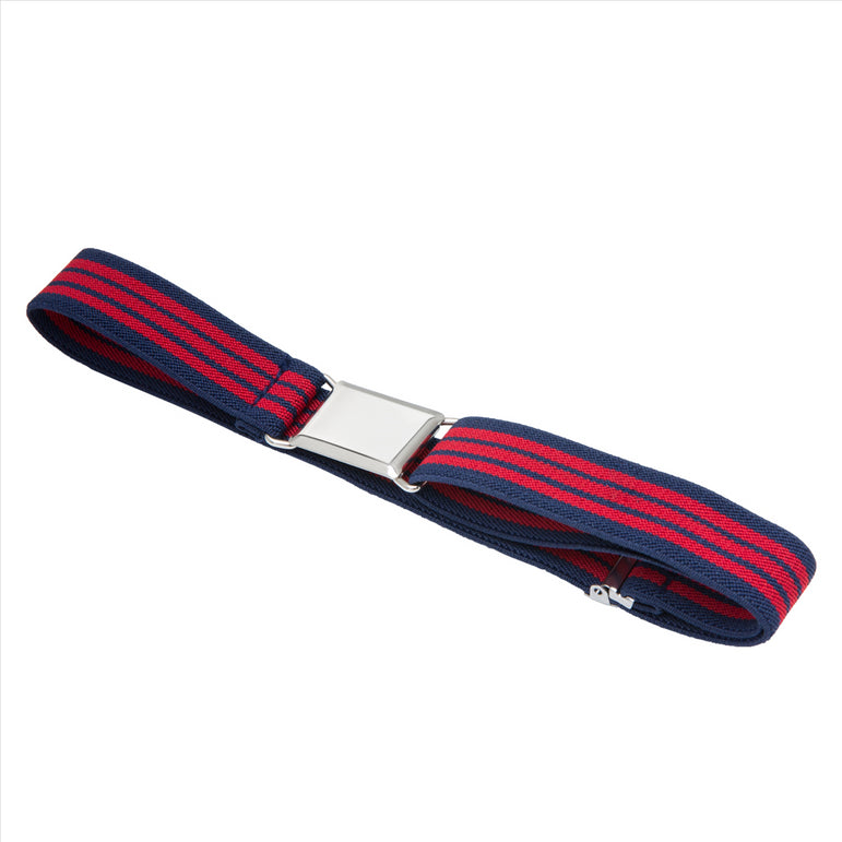 Buyless Fashion Kids Toddlers Baby Adjustable Elastic  Stretch Belt with Silver  Buckle