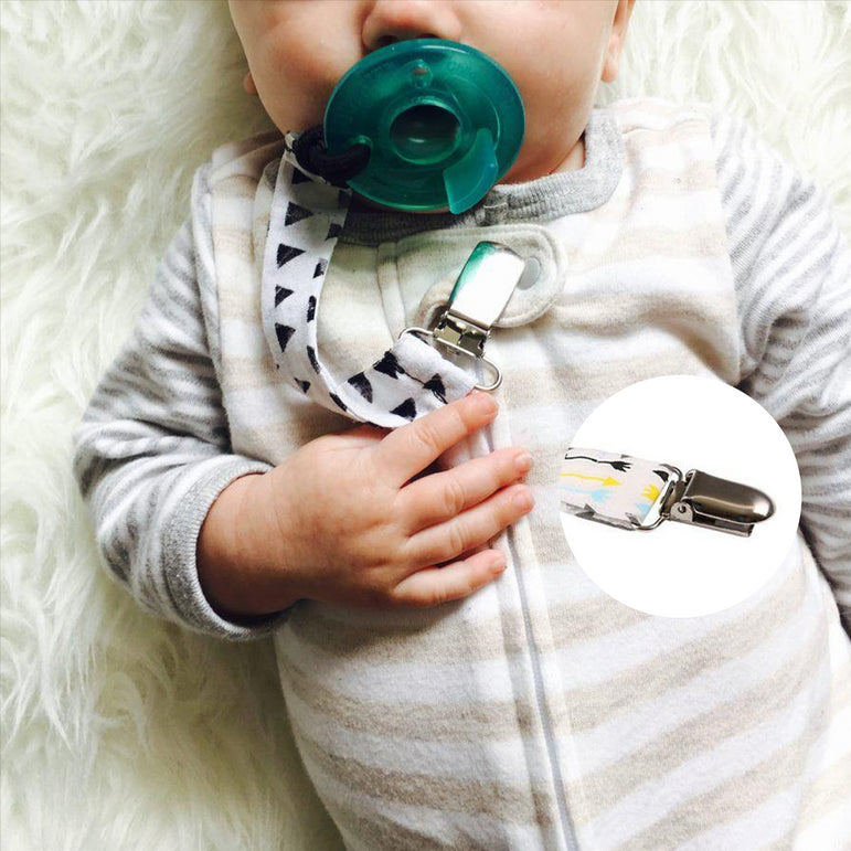 "Buyless Fashion 1” Heavy Duty Metal Clips for Suspenders, Pacifiers, Bib Clips, Toy Holder Or Mitten Clips - 8-50 Clips"