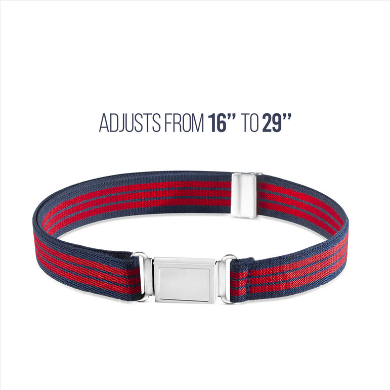 Buyless Fashion Kids Boys Toddler Adjustable Elastic Belt With Magnetic Buckle - 4 Pack