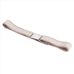 Buyless Fashion Kids Toddlers Baby Adjustable Elastic  Stretch Belt with Silver  Buckle