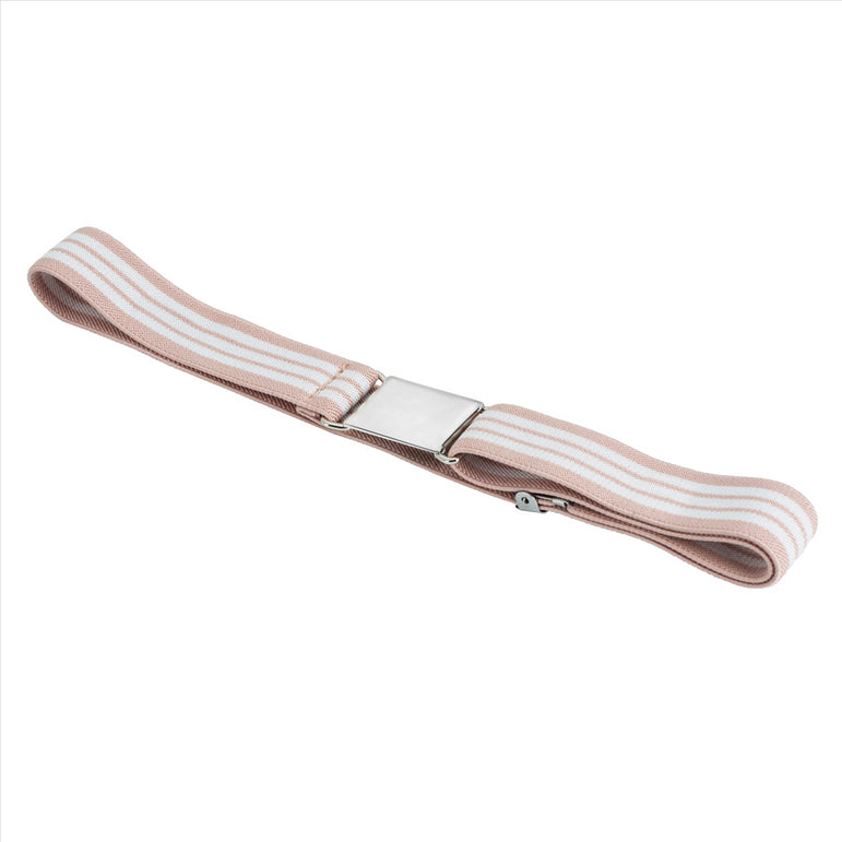 Buyless Fashion Kids Toddlers Baby Adjustable Elastic  Stretch Belt with Silver  Buckle