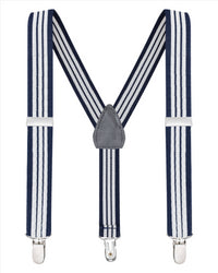 Buyless Fashion Adjustable Suspenders for Kids Toddlers Baby Elastic Solid Color 1 Inch - Y Back Design