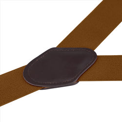 Buyless Fashion Suspenders for Men - 48" Elastic Adjustable Straps 1 1/4" - Y Shape