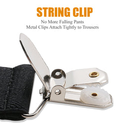 "Buyless Fashion 1” Heavy Duty Metal Clips for Suspenders, Pacifiers, Bib Clips, Toy Holder Or Mitten Clips - 8-50 Clips"